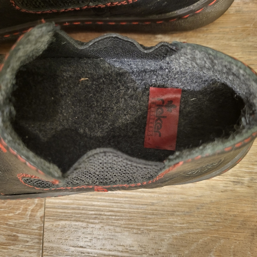 Rieker Black Gore Bootie Size 7 - Picture 6 of 11